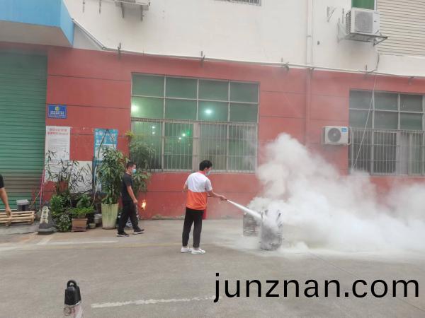 Fire Drill in industry park, drmfg take part in action.